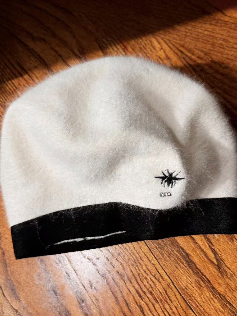 Dior Cashmere Blend Beanie with Embroidered Detail